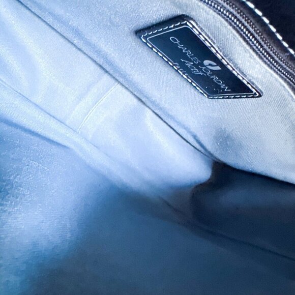 Vintage Charles Jourdan Sportif Textured Rectangular Crossbody Bag - Picture 10 of 10